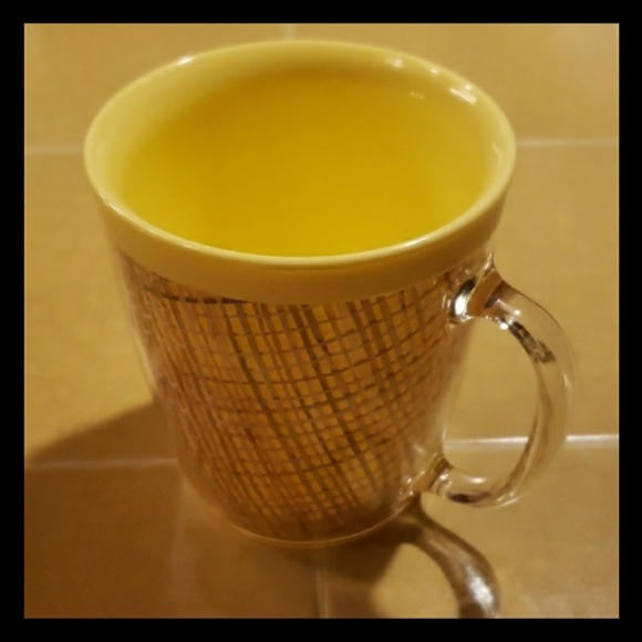 STETSON Melmac Yellow Set w/Raffia Ware Cup VTG MCM - Picture 7 of 9